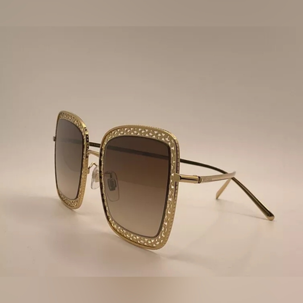 Dolce & Gabbana DG2225 Gold Women's Sunglasses - Picture 2 of 3